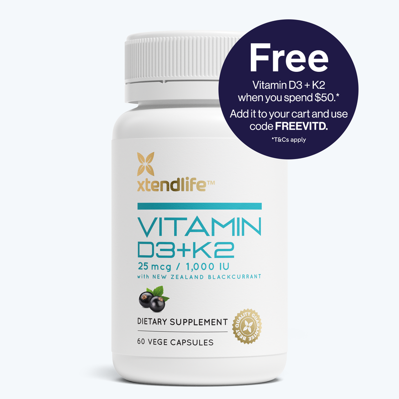 Vitamin D3 + K2 (1000 IU)