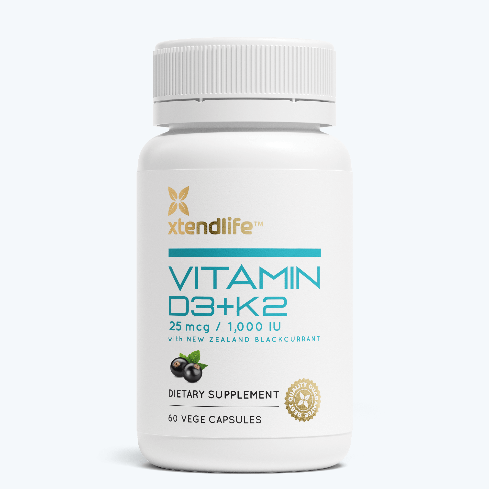 Vitamin D3 + K2 (1000 IU)