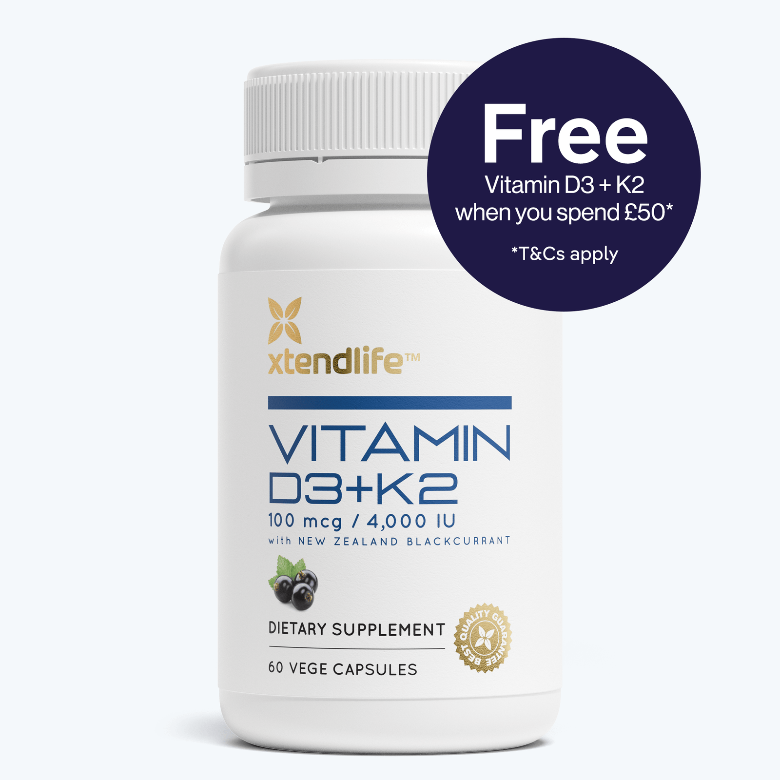 Vitamin D3 + K2 (4000 IU)